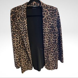 TAHARI Leopard Print Blazer |  Size 6